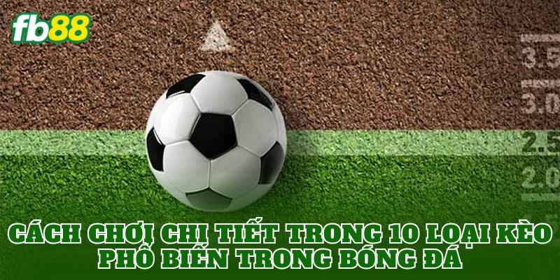 Cách chơi chi tiết trong 10 loại kèo phổ biến trong bóng đá