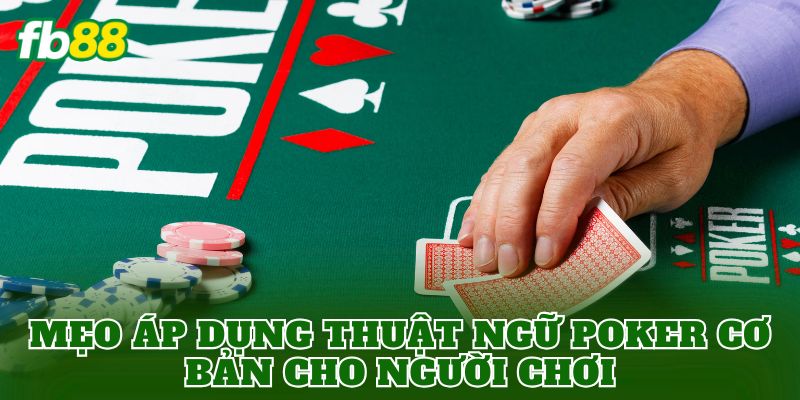 Mẹo áp dụng thuật ngữ poker cơ bản cho người chơi