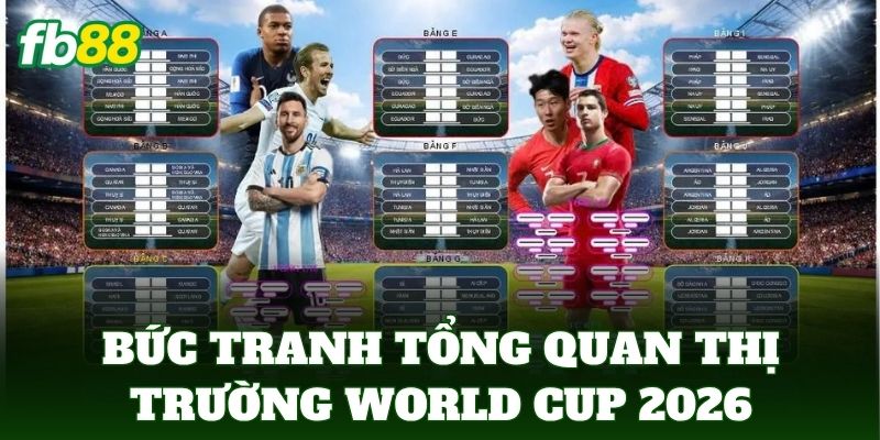 Bức tranh tổng quan thị trường World Cup 2026