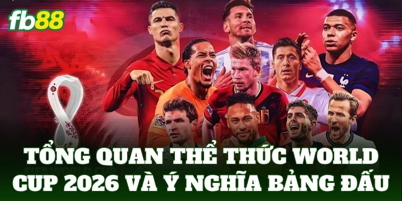 Tổng quan thể thức World Cup 2026 và ý nghĩa bảng đấu