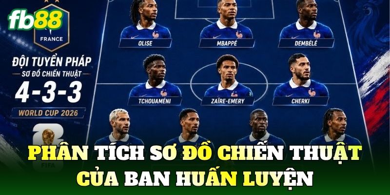 Phân tích sơ đồ chiến thuật của ban huấn luyện