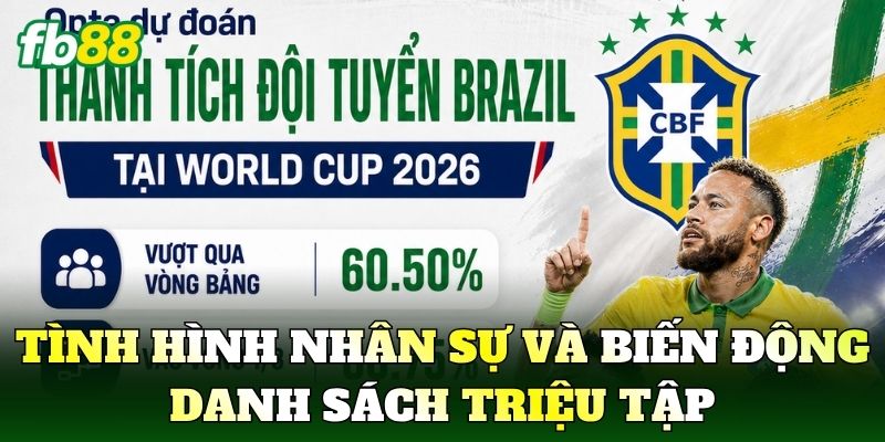 Tình hình nhân sự và biến động danh sách triệu tập