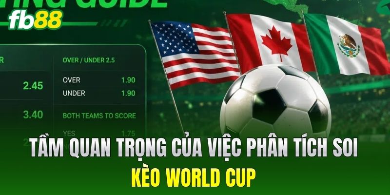 Tầm quan trọng của việc phân tích Soi Kèo World Cup