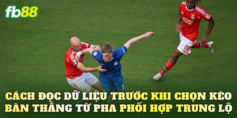 Cách đọc dữ liệu trước khi chọn kèo bàn thắng từ pha phối hợp trung lộ
